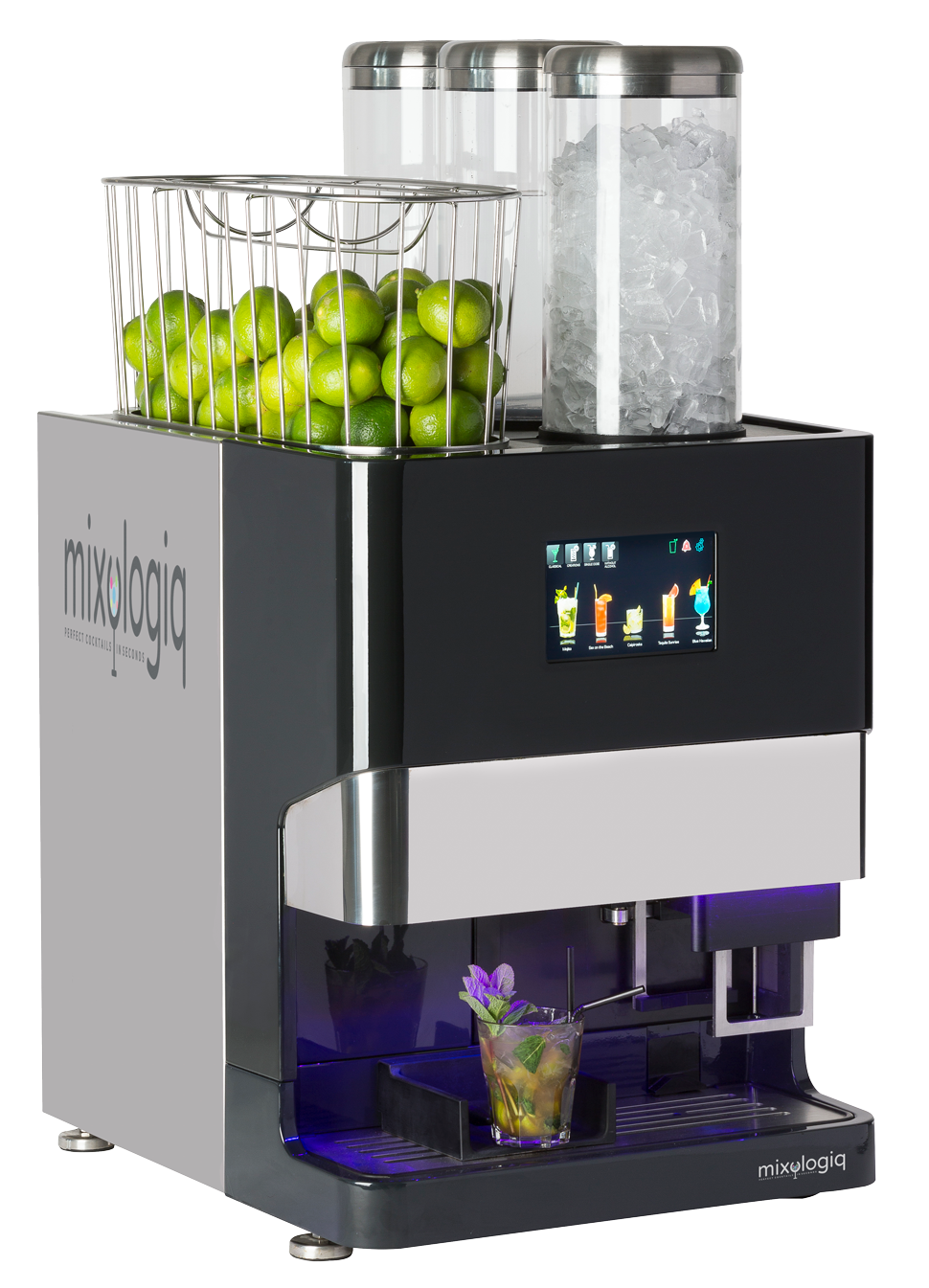 kaart Ziek persoon verkeer Mixologo - The first cocktails machine - Perfect cocktails in a few seconds