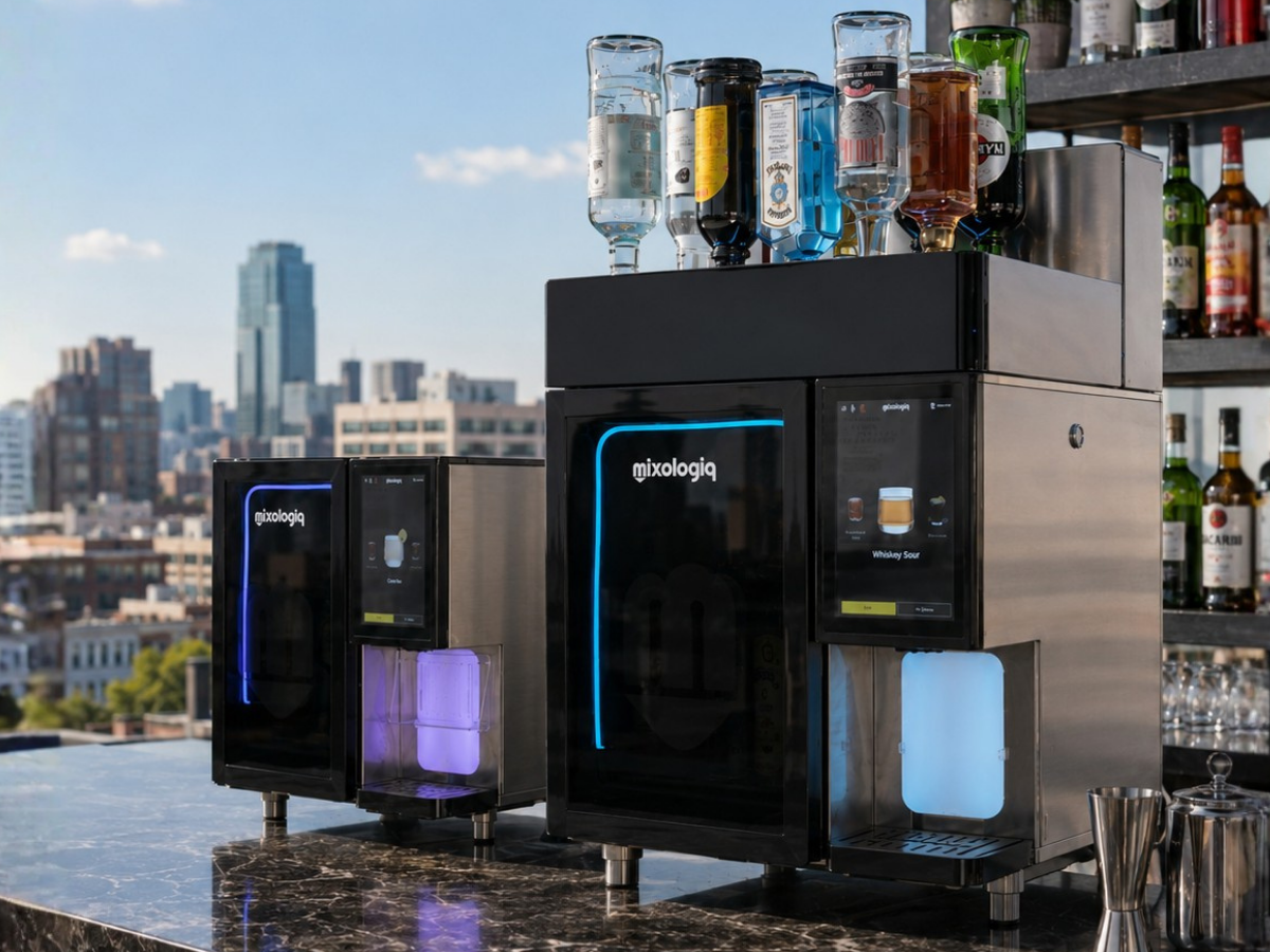Mixo 8 and Mixo 20 automated cocktail systems for professional hospitality service