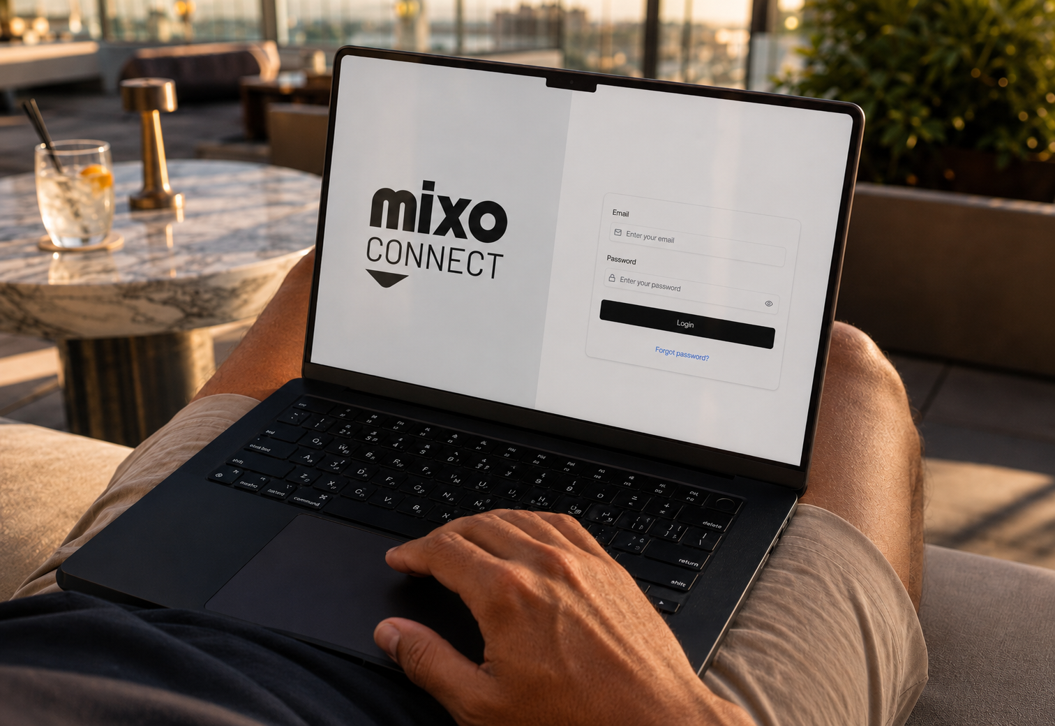 Mixo Connect Back Office Platform for cocktail service control
