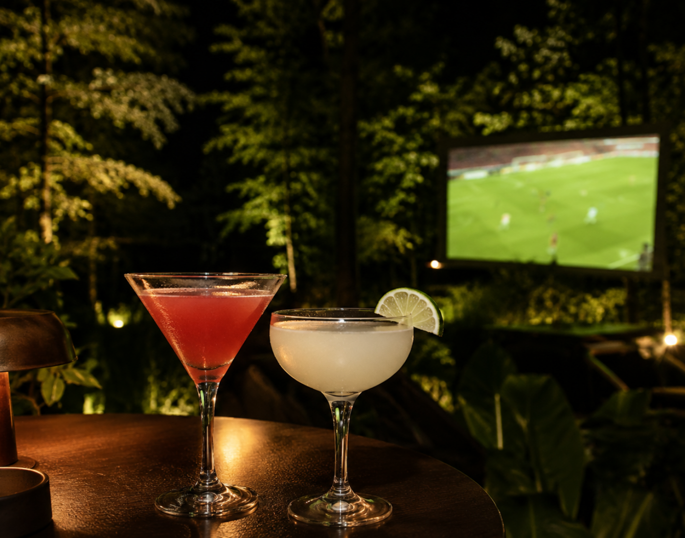 World Cup cocktails served in a premium hospitality venue